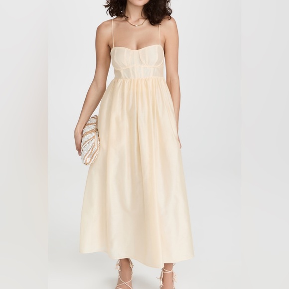 Ulla Johson Mariza Organza Midi Dress - Picture 4 of 10